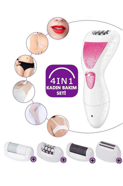 Hair removal and skin cleaning device