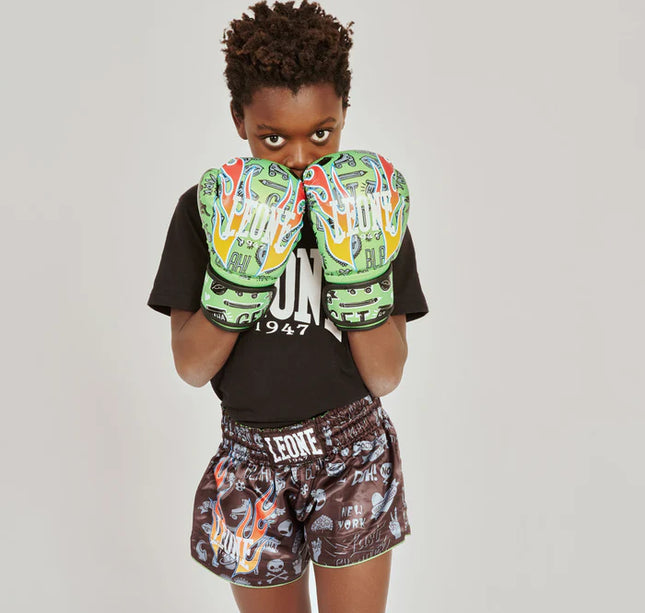 FLAMES JR BOXING GLOVES LEONE N5 قفاز ملاكمة