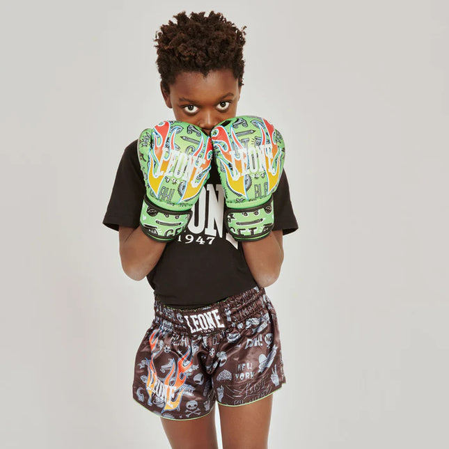 FLAMES JR BOXING GLOVES LEONE N5 قفاز ملاكمة
