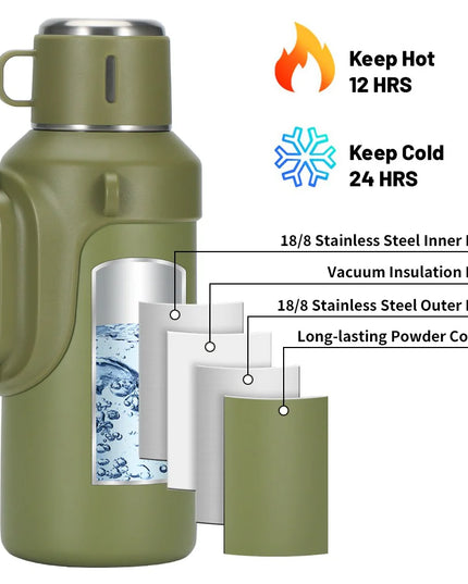 مطاره دي كادي حافظة للحرارة سعة 1 لتر