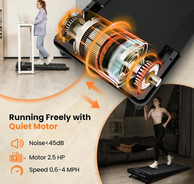 جهاز المشي بلاك بول بزاوية ارتفاع 12% مع ميزة البلوتوث والاستاند