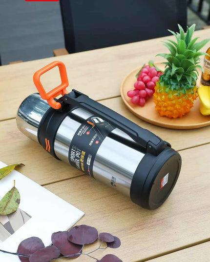 دي كادي مطاره حافظة للحرارة سعة 2.5 لتر - فضي