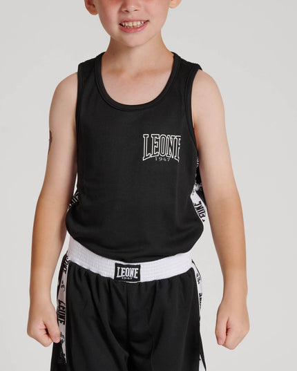 ICONIC BOXING SINGLET black
