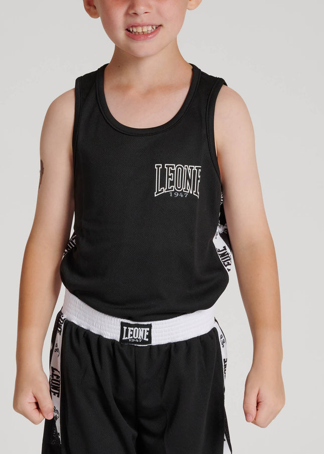 ICONIC BOXING SINGLET black