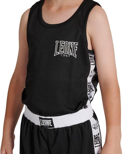 ICONIC BOXING SINGLET black
