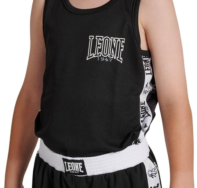 ICONIC BOXING SINGLET black