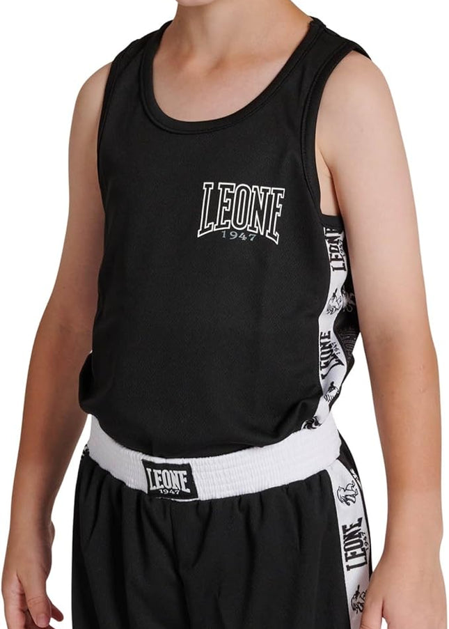 ICONIC BOXING SINGLET black