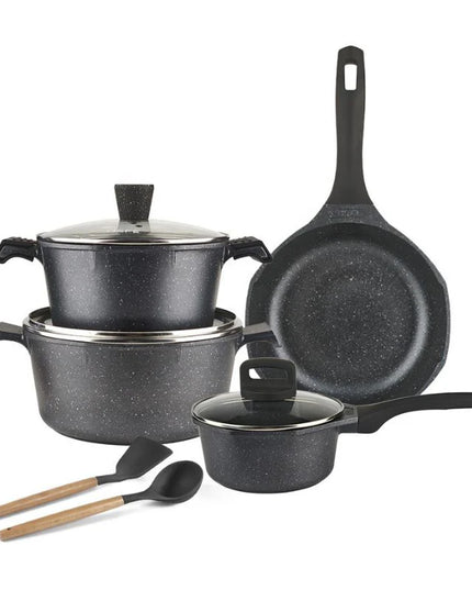 أوسفي طقم قدور طهي جرانيت مكون من 11 قطعة