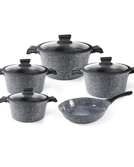 أوسفي يو إم سي طقم أواني طهي من الرخام 17 قطعة