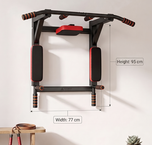 3-in-1 Wall Pull-Up Bar