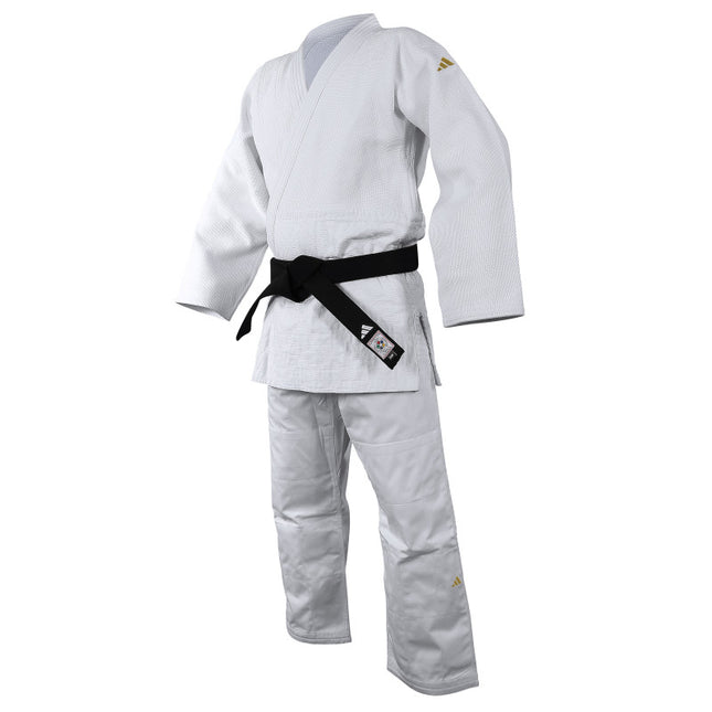 adidas J-IJF3-Judo Suite CHAMPION III WHITE Logo