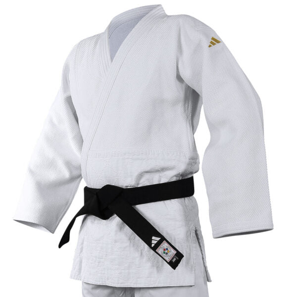adidas J-IJF3-Judo Suite CHAMPION III WHITE Logo