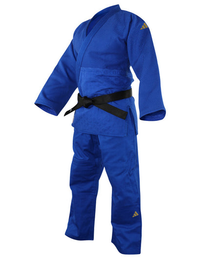 adidas J-IJFB3-L-Judo Suite CHAMPION III WHITE Logo