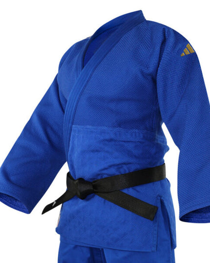 adidas J-IJFB3-L-Judo Suite CHAMPION III WHITE Logo