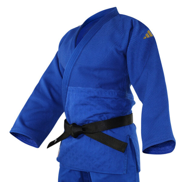 adidas J-IJFB3-L-Judo Suite CHAMPION III WHITE Logo