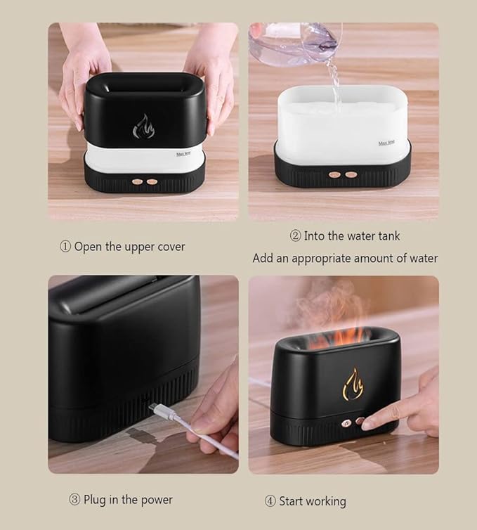 Aromatic flame diffuser