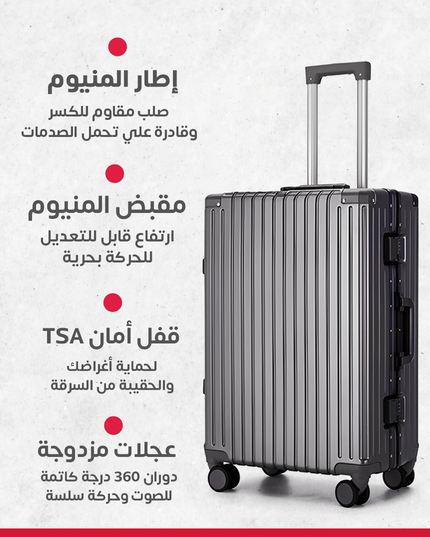 جناط سفر3 قطع فريم إطار المنيوم