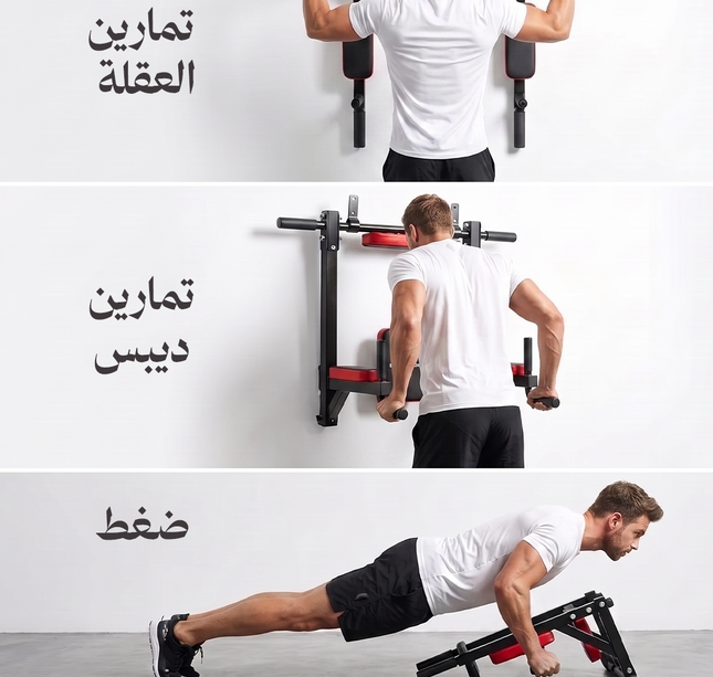 3-in-1 Wall Pull-Up Bar