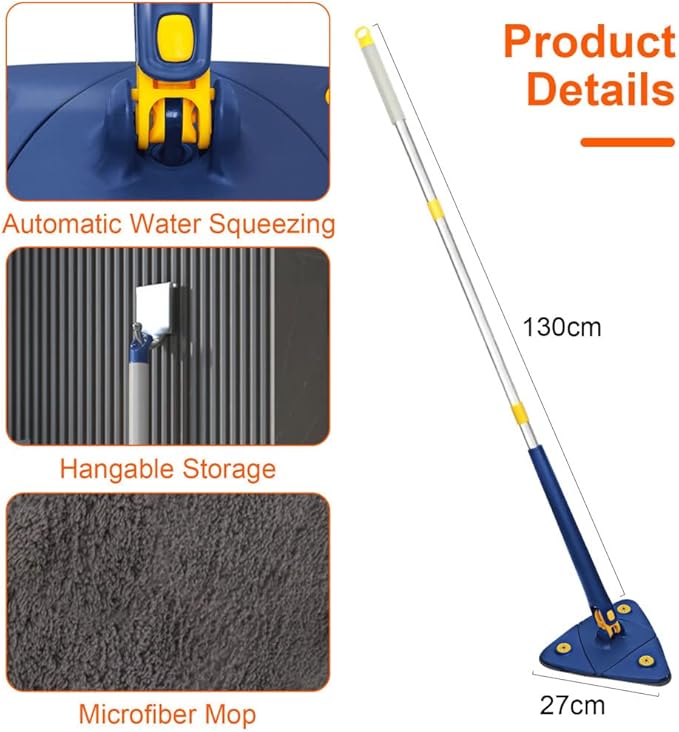 Floor and wall mop 