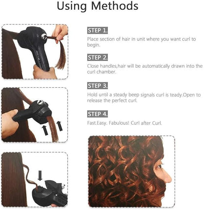 Curly hair iron