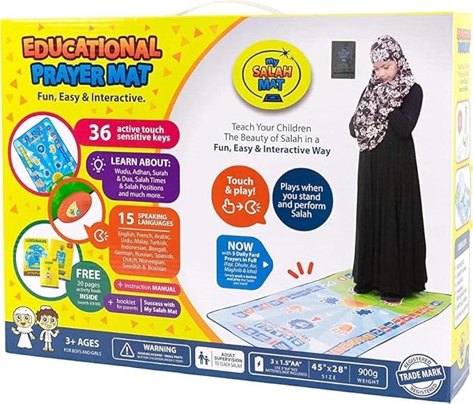 Educational prayer rug 