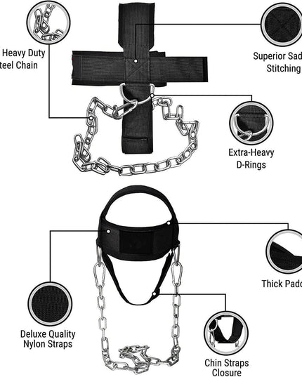 حزام الرأس لتمارين الرقبة