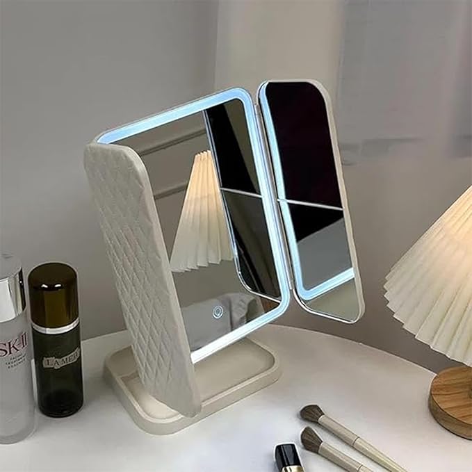 Lighted office mirror 