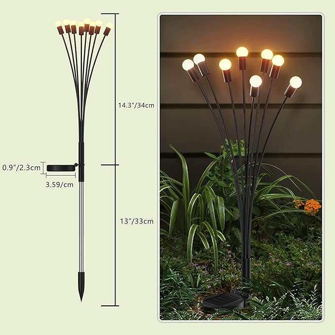 2pcs Garden Lights 