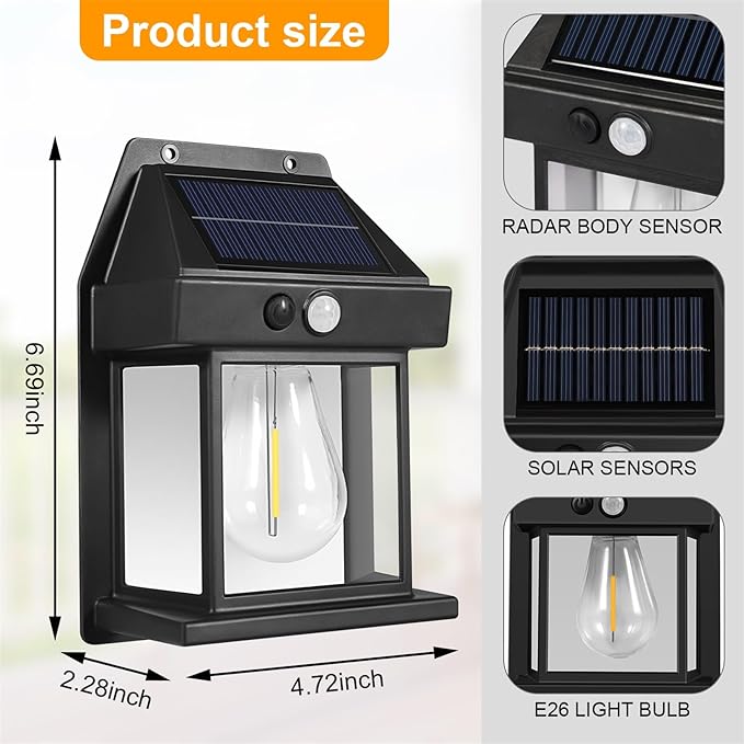 12pcs Solar Powered Lights 