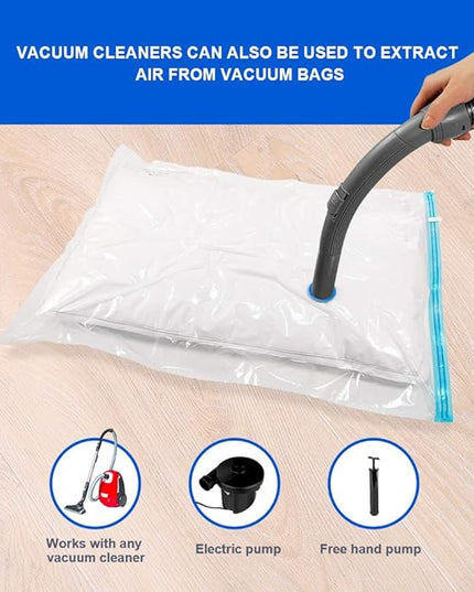 اكياس ملابس مضغوطه 5قطع مع منفاخ