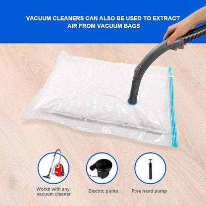 5pcs Compressed Clothes Bags with Blower 