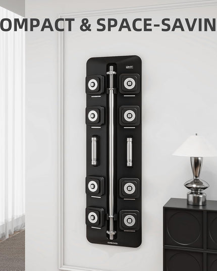 مجموعة دامبل مع بار متغير وزن 25كيلو لون اسودD600