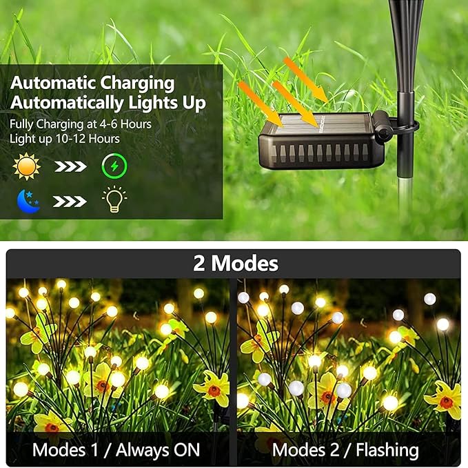 2pcs Garden Lights 