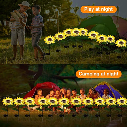 2pcs Flower Garden Lights