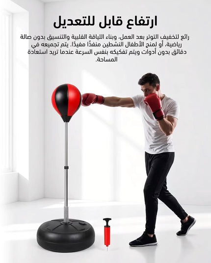 ستاند ملاكمة مع قفاز