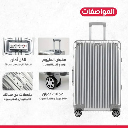 Aluminum Look Bag Set